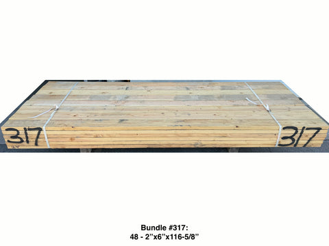 2x6 Framing Lumber Bundles