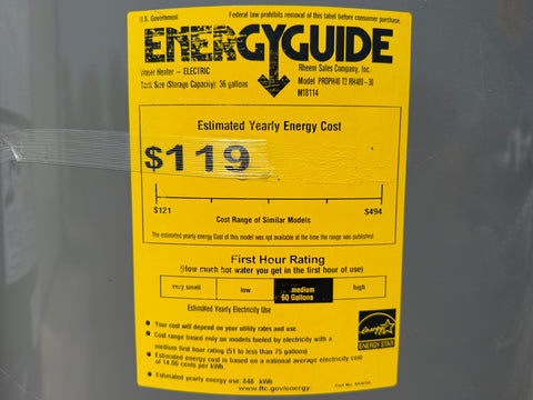 Rheem 40-Gal. Electric Water Heater