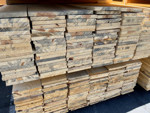 1"x8" Knotty Pine S4S Boards