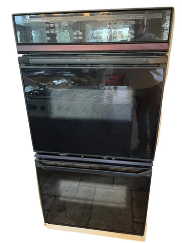 Overview of good used KitchenAid 30" in wall double oven. 