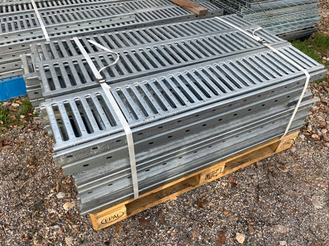 Open Steel Planks for Mezzanine - Lot