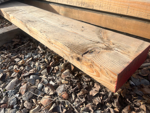New DF#2 4"x10"x9' unfinished beam. 