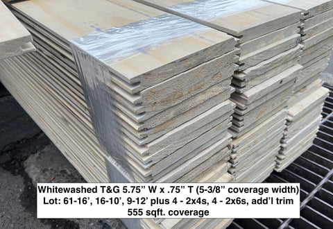 Solid Wood Siding Lots