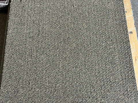 Olive green, 20x20", 3/8" thick, reclaimed commercial carpet square. 