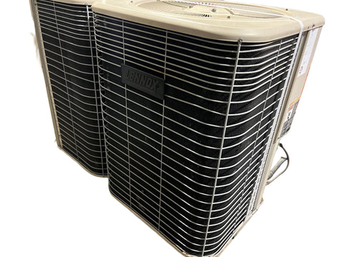 Good, used, Lennox 4-ton air conditioning condenser with 1/3 HP motor and 2950 CFM airflow. 