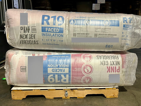 R19 Kraft-faced Fiberglass Batt Insulation