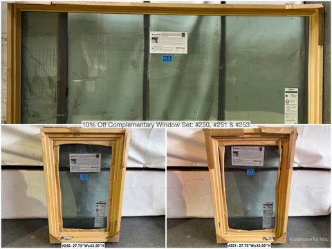 Matching set of Marvin windows with 2 casement & 1 fixed for 10% off. 