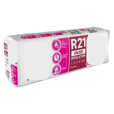 R21 Kraft-faced Fiberglass Batt Insulation