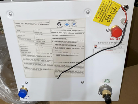 Tankless On-Demand RV Water Heater