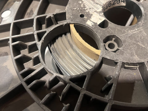 Approximately 250' of gray, 2 conductor, 16 gauge system control cable. 