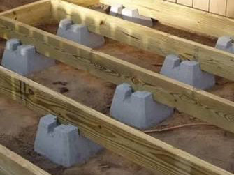 Concrete Deck Blocks